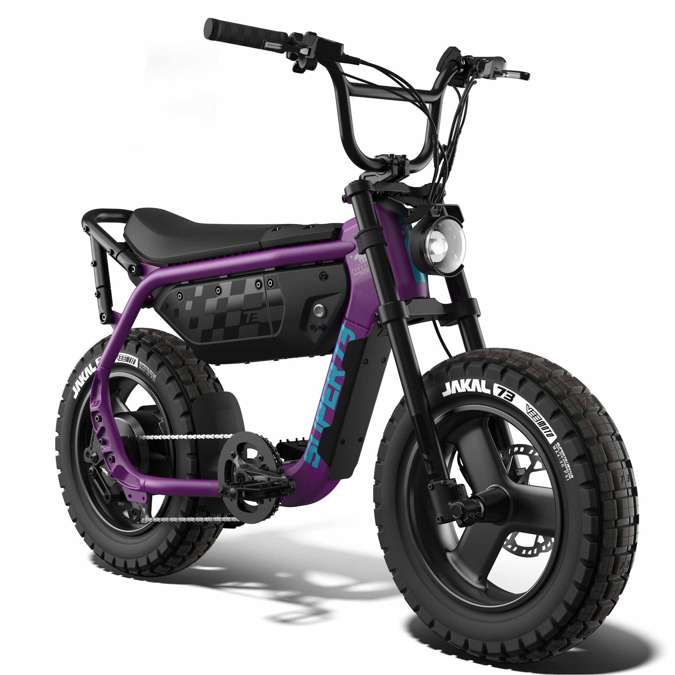 Front view of the SUPER73-MZFT ebike in Cullenberry.