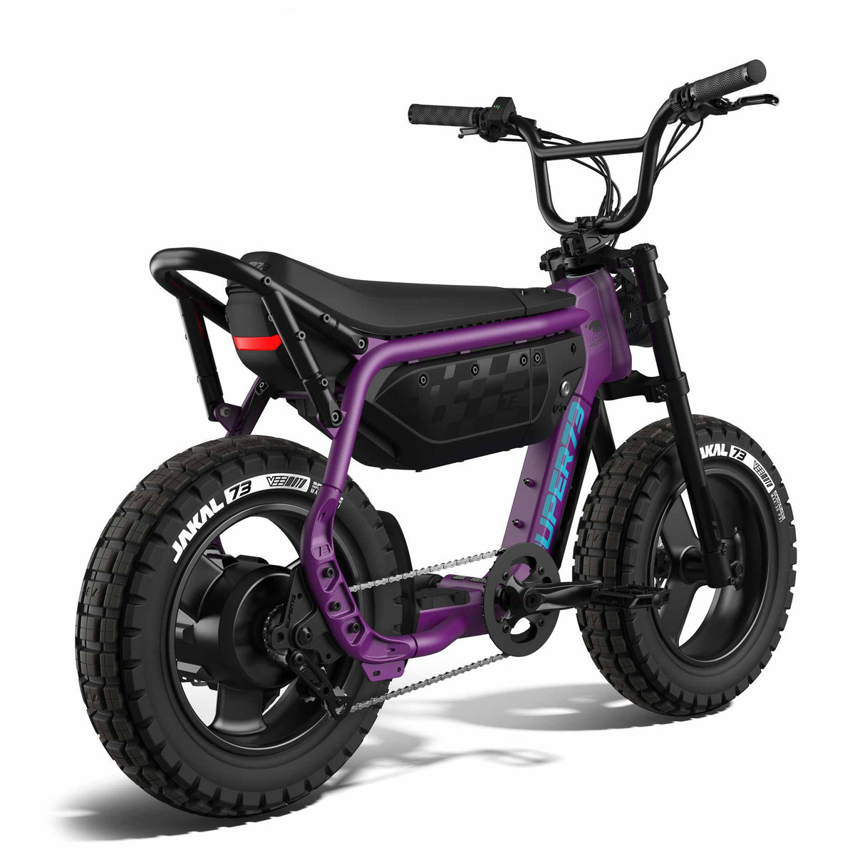 Rear view of the SUPER73-MZFT ebike in Cullenberry.