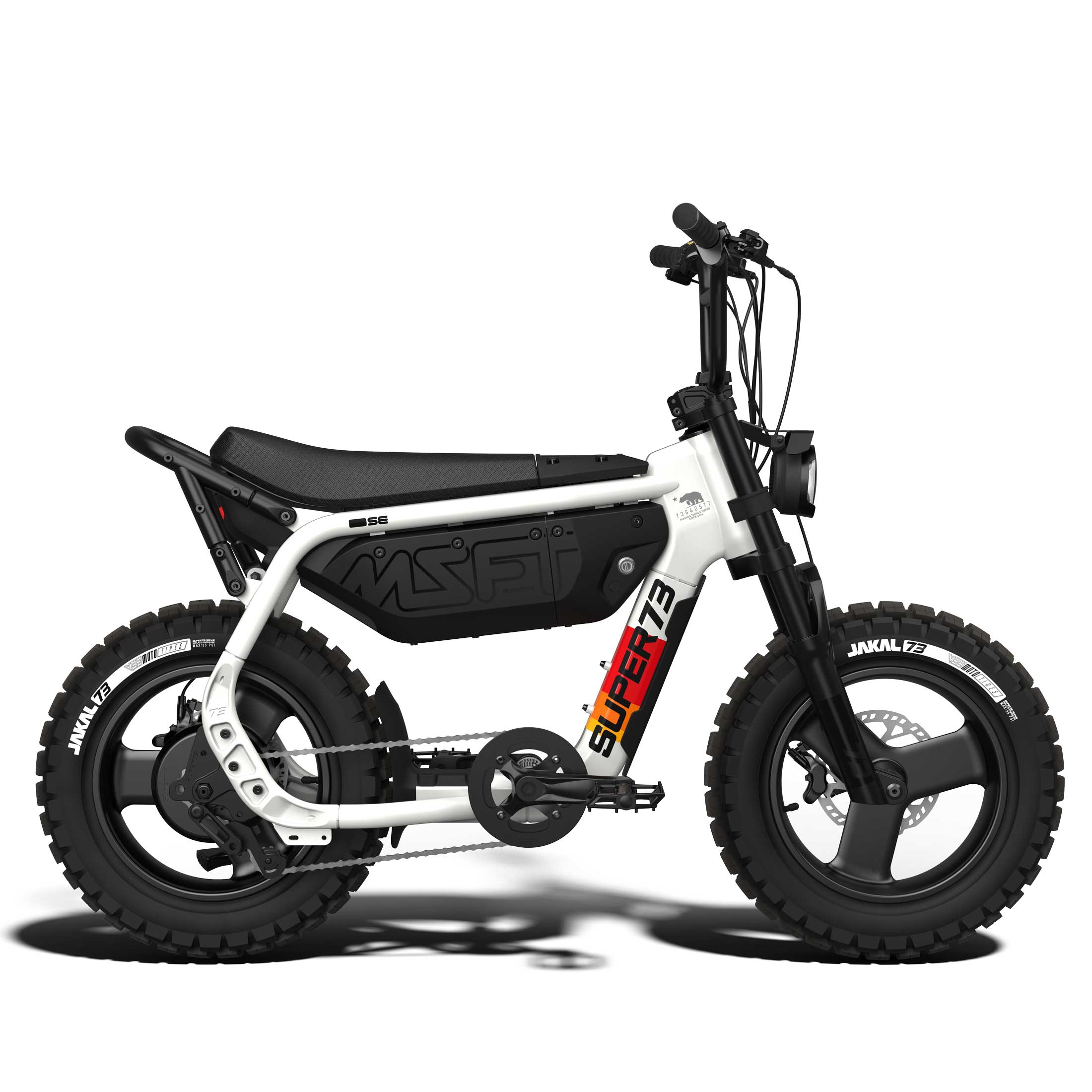 Side view of the SUPER73-MZFT SE ebike in Baja.