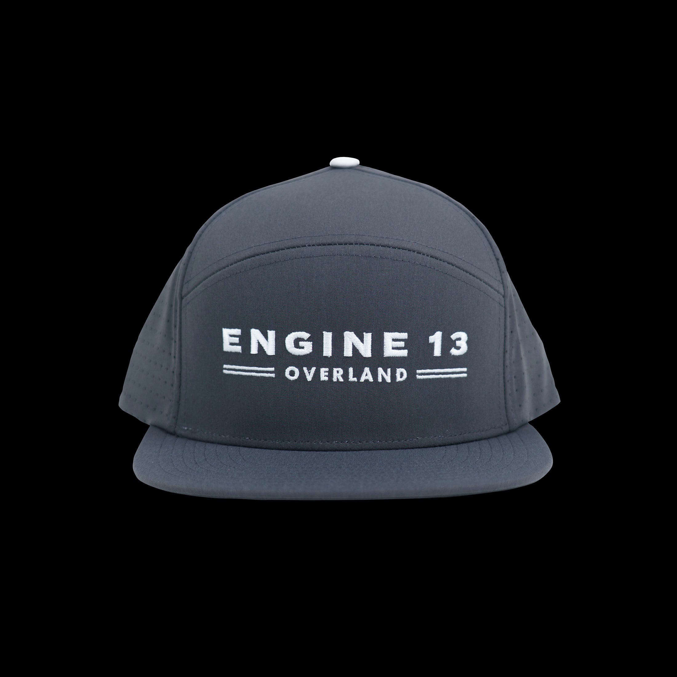 E13 Six Panel Structured Hat - Gray