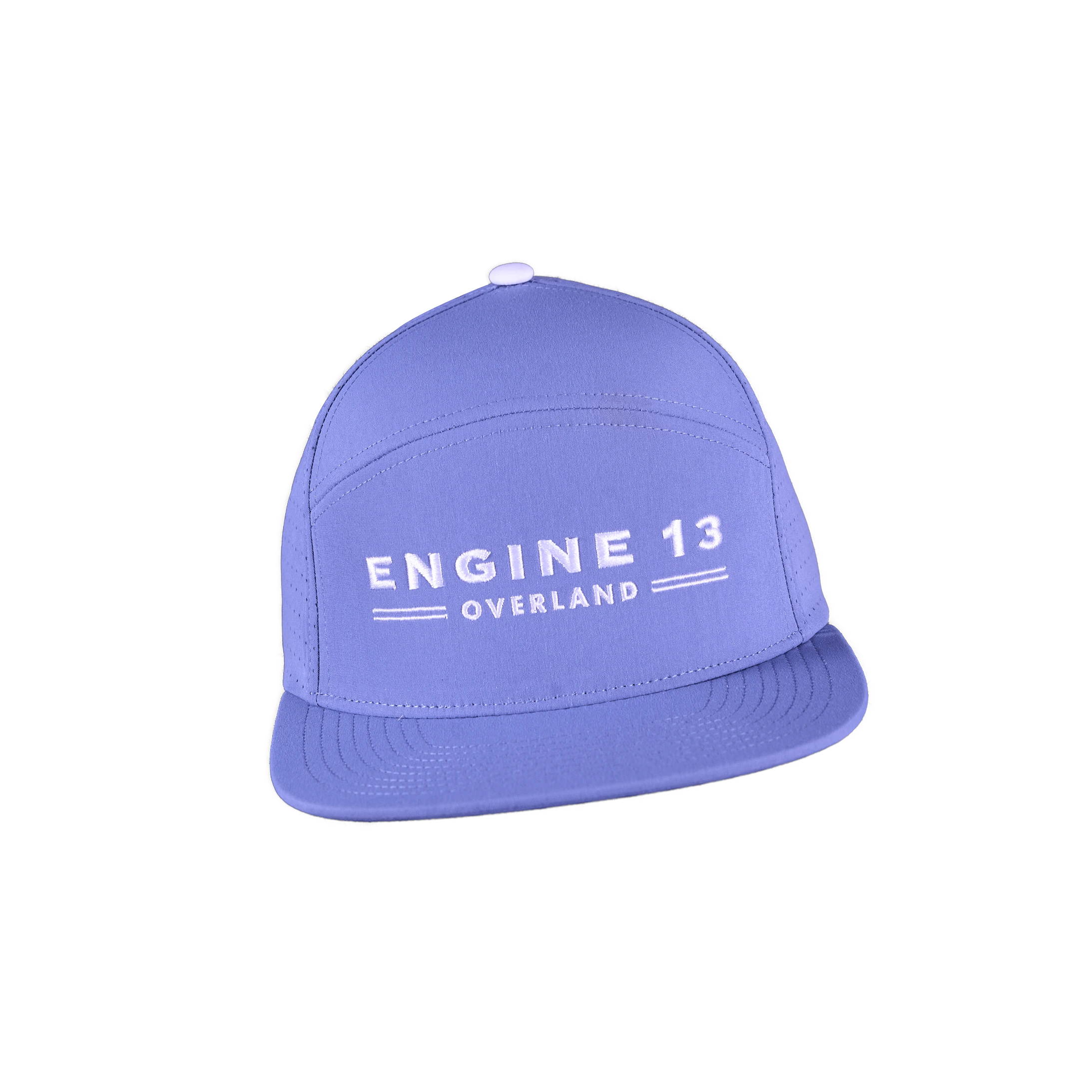 E13 Six Panel Structured Hat - Blue