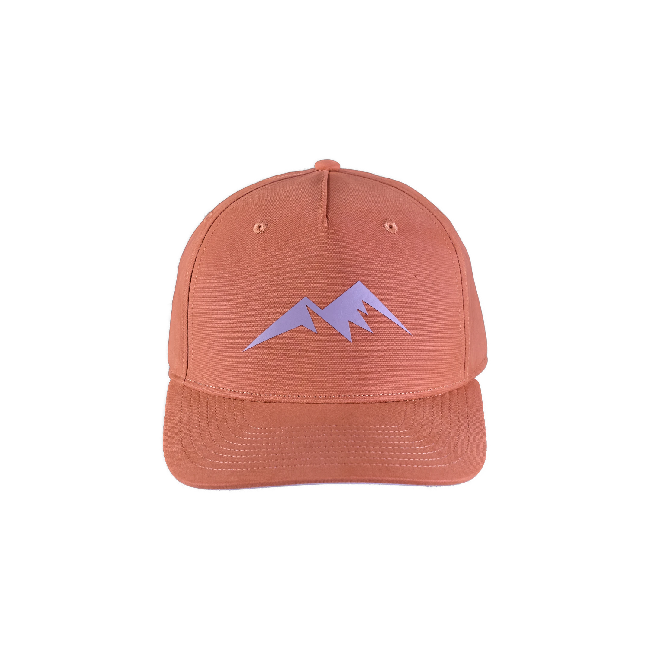E13 Six Panel Structured Hat -Salmon