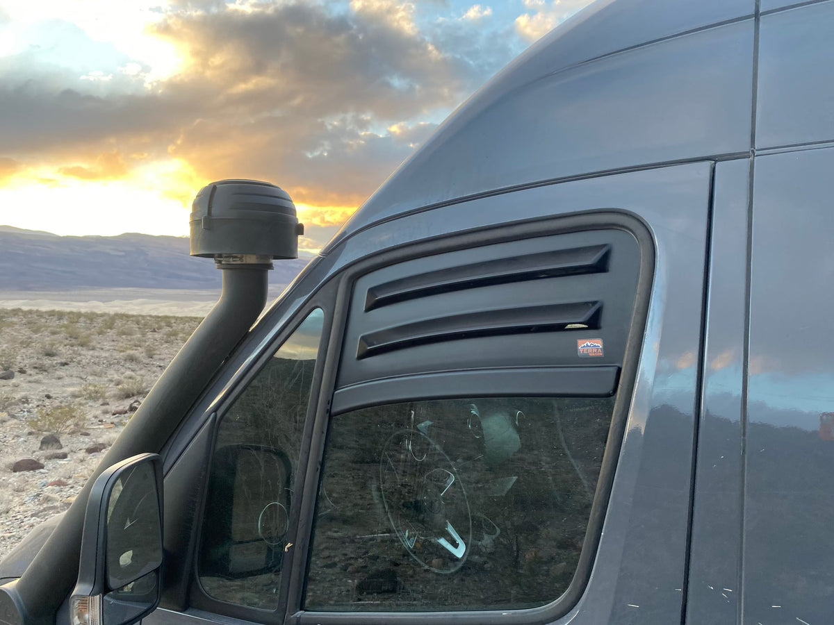 No-See-Um Bug Barrier Window Vent for Sprinter, Transit & ProMaster Vans