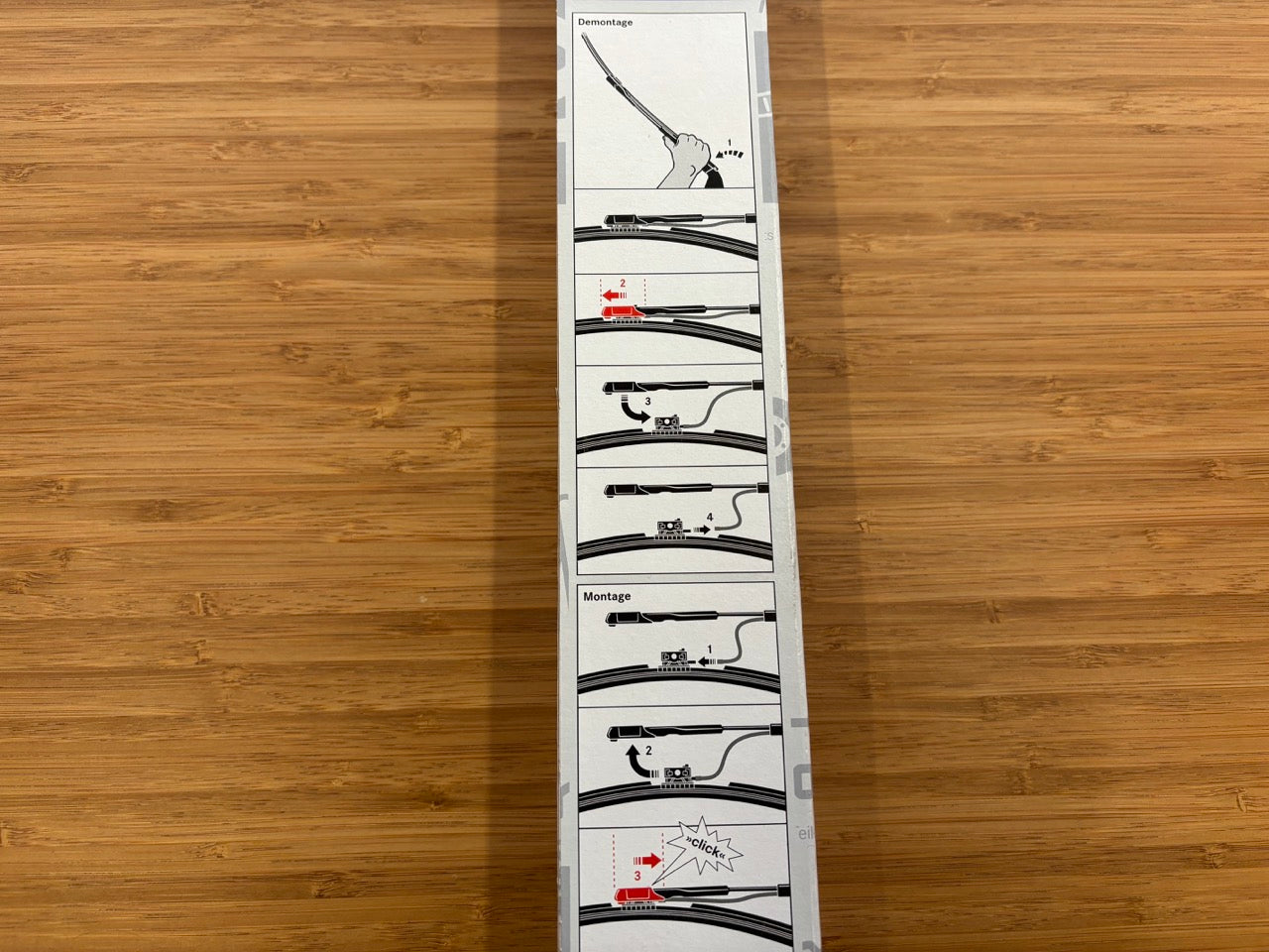 LHD Fluid-Integrated Wiper Blade Pair Sprinter 907