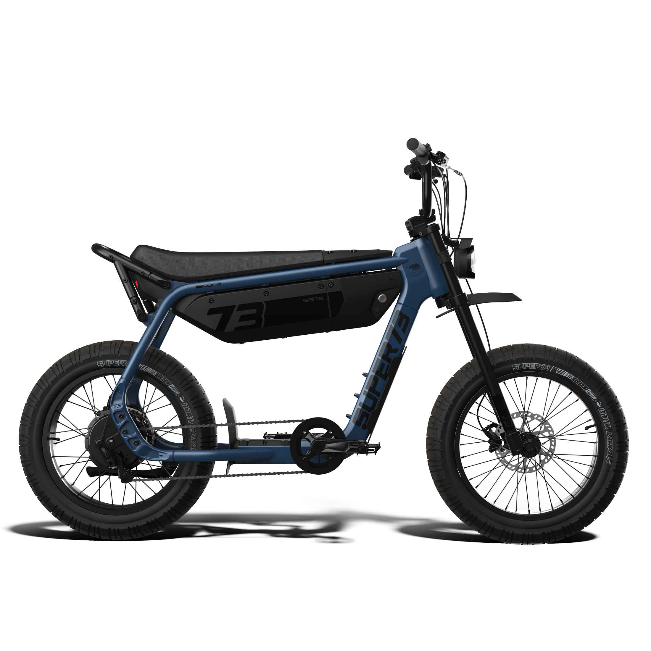 Side view of the SUPER73-B1G ebike in Slate.