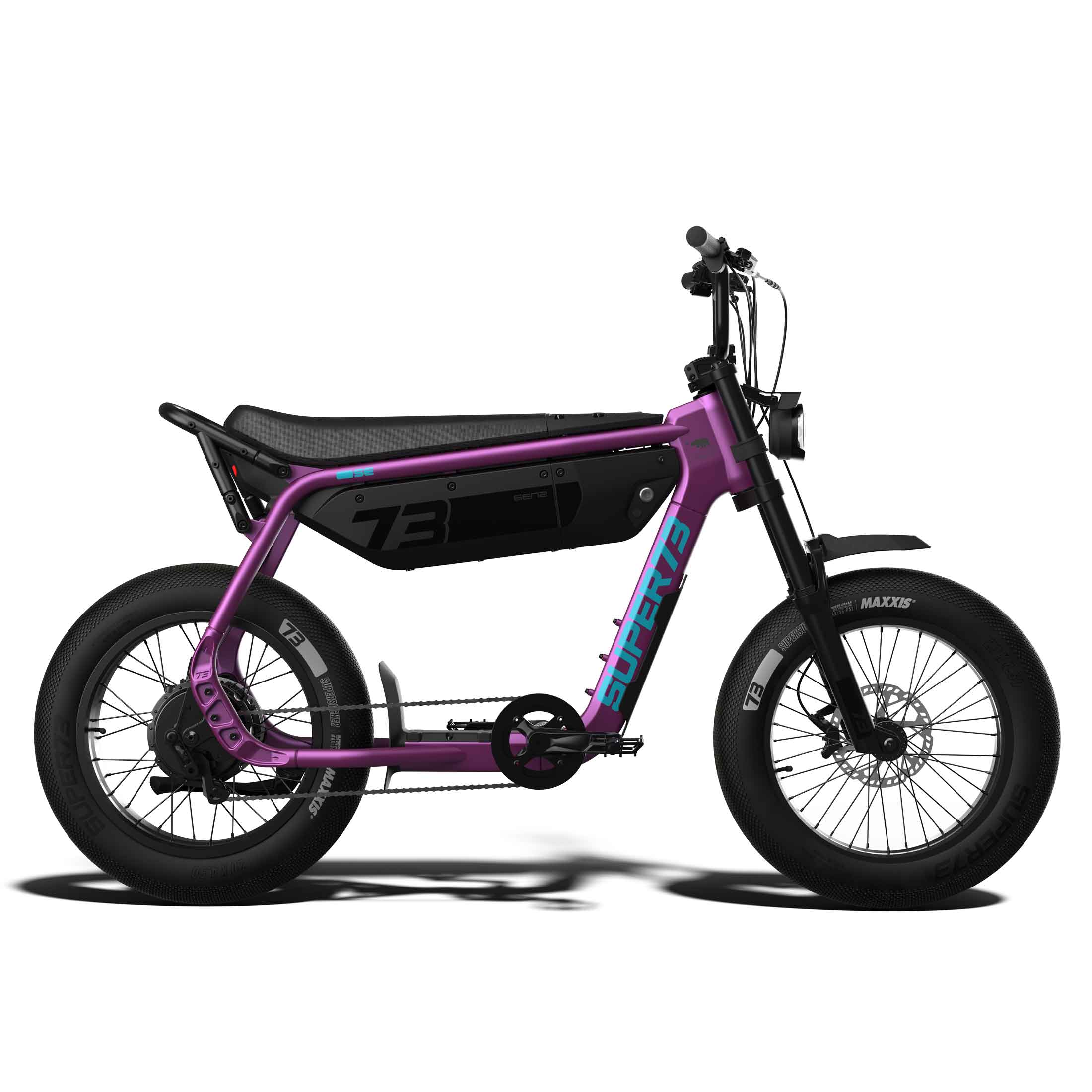 Side view of the SUPER73-B1G SE ebike in Cullenberry.